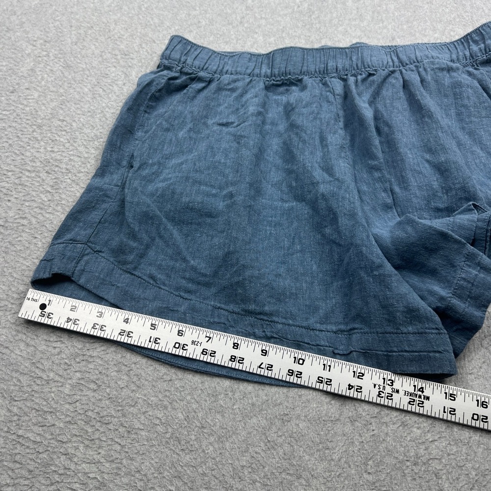 Patagonia Garden Island Shorts Women's Large Blue Hemp Lyocell Stretch 58176 - Picture 10 of 14